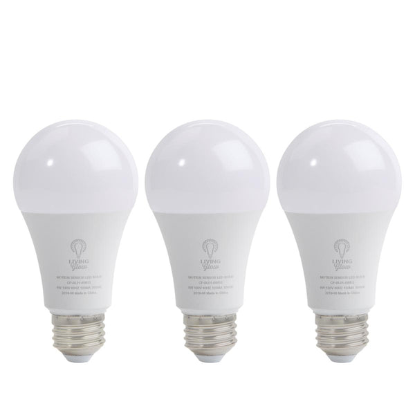 Living Glow Motion Sensor LED Bulbs 3-Pack
